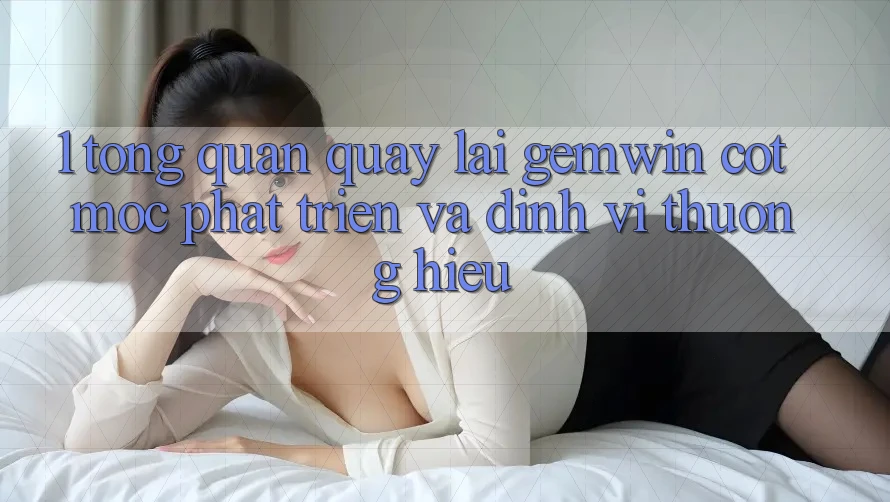 1. Tổng quan quay lại Gemwin - Cột mốc phát triển và định vị thương hiệu