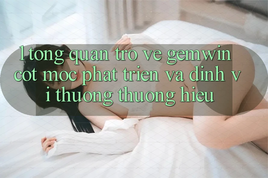 1. Tổng quan trở về Gemwin - Cột mốc phát triển và định vị thương thương hiệu 1. Tổng quan trở về Gemwin - Cột mốc phát triển và định vị thương thương hiệu