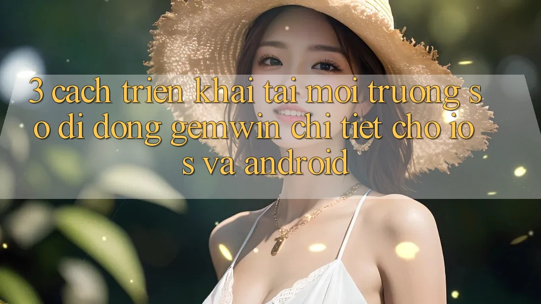 3. Cách triển khai tải Môi trường số di động Gemwin chi tiết cho iOS và Android