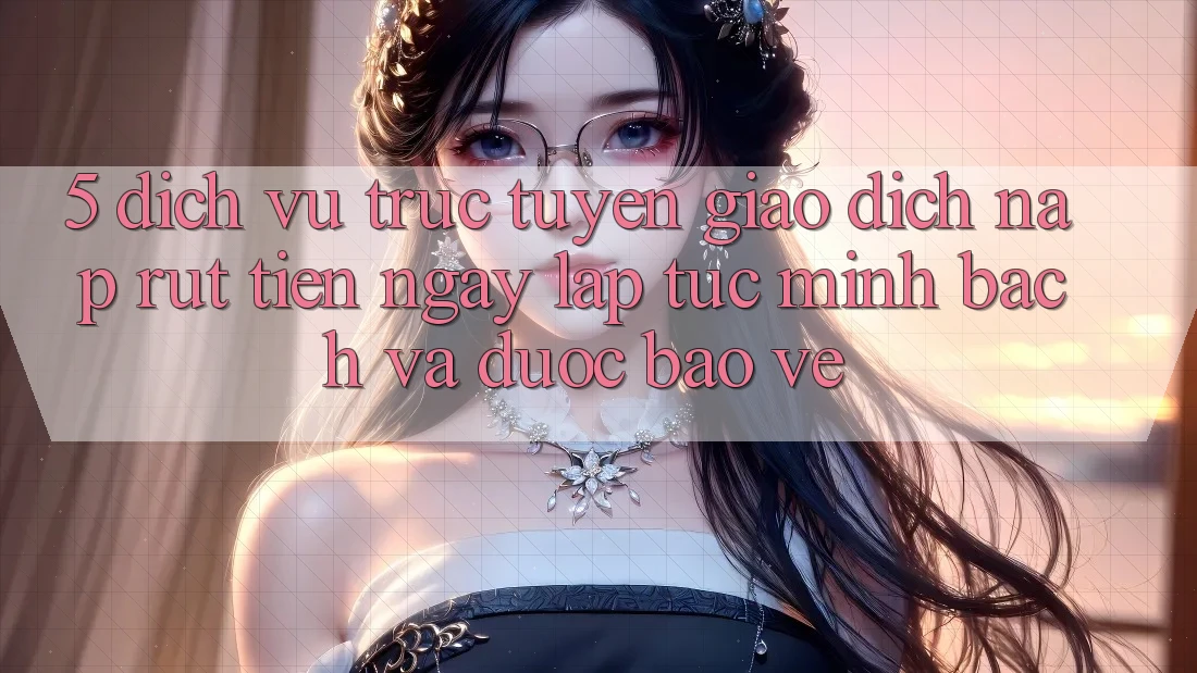 5. Dịch vụ trực tuyến giao dịch nạp - rút tiền: Ngay lập tức, minh bạch và được bảo vệ