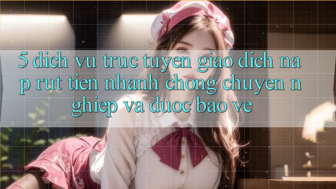 5. Dịch vụ trực tuyến giao dịch nạp - rút tiền: Nhanh chóng, chuyên nghiệp và được bảo vệ