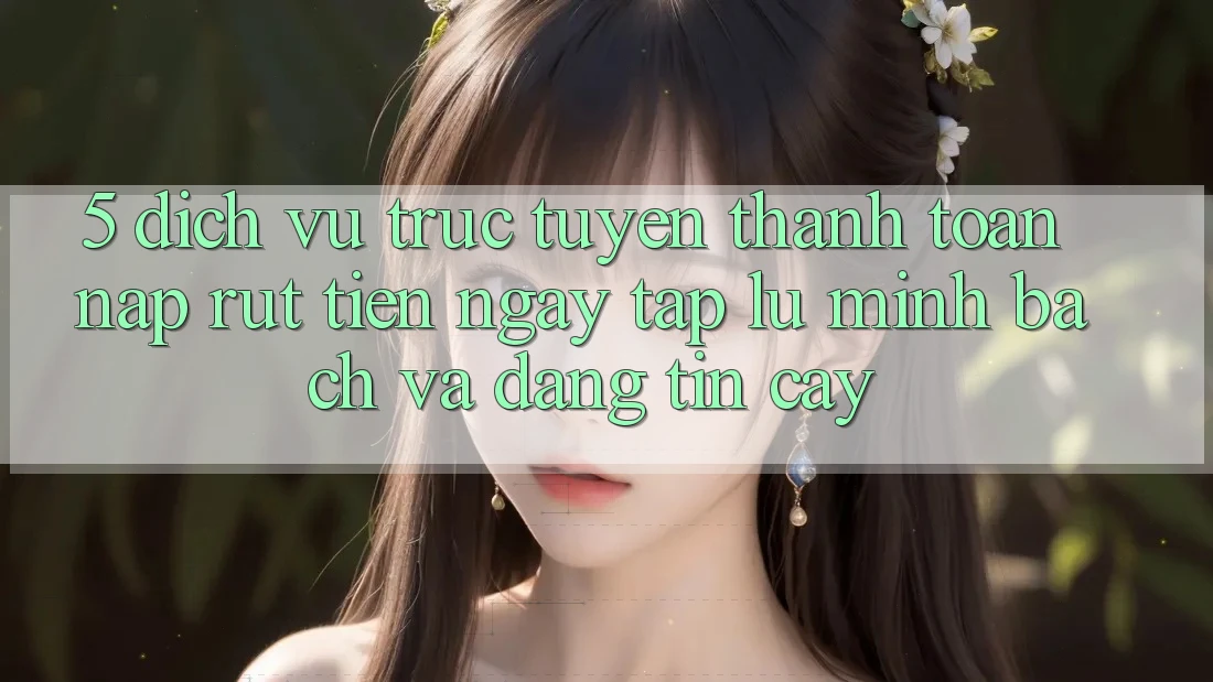 5. Dịch vụ trực tuyến thanh toán nạp - rút tiền: Ngay tắp lự, minh bạch và đáng tin cậy 5. Dịch vụ trực tuyến thanh toán nạp - rút tiền: Ngay tắp lự, minh bạch và đáng tin cậy