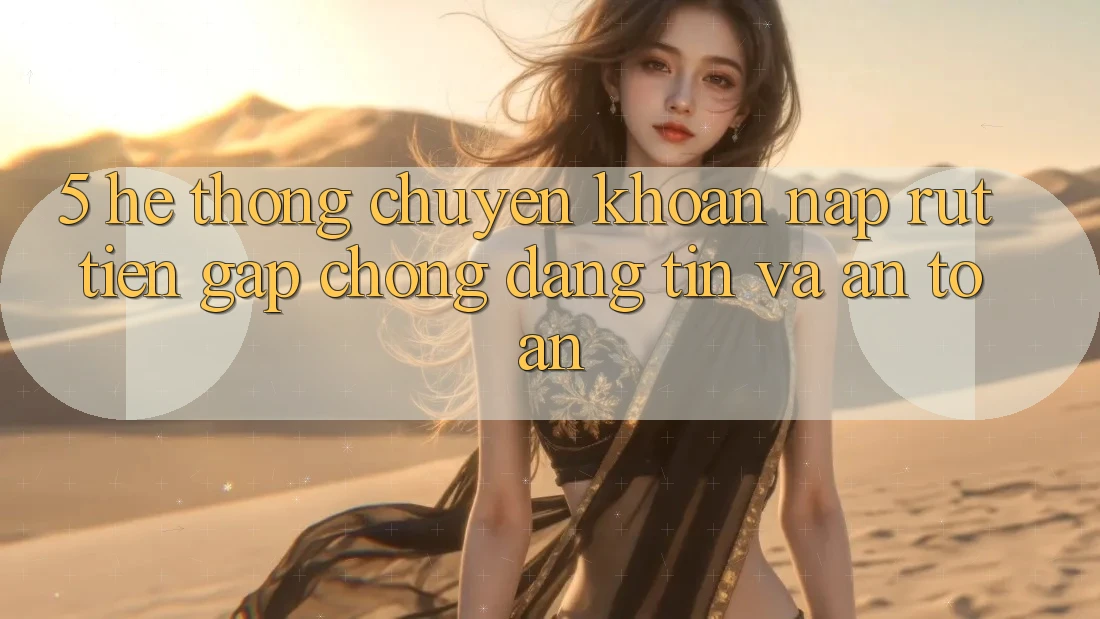 5. Hệ thống chuyển khoản nạp - rút tiền: Gấp chóng, đáng tin và an toàn