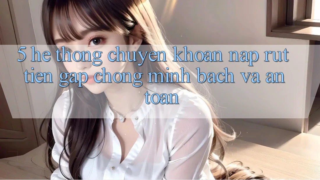 5. Hệ thống chuyển khoản nạp - rút tiền: Gấp chóng, minh bạch và an toàn 5. Hệ thống chuyển khoản nạp - rút tiền: Gấp chóng, minh bạch và an toàn