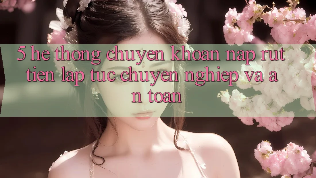 5. Hệ thống chuyển khoản nạp - rút tiền: Lập tức, chuyên nghiệp và an toàn