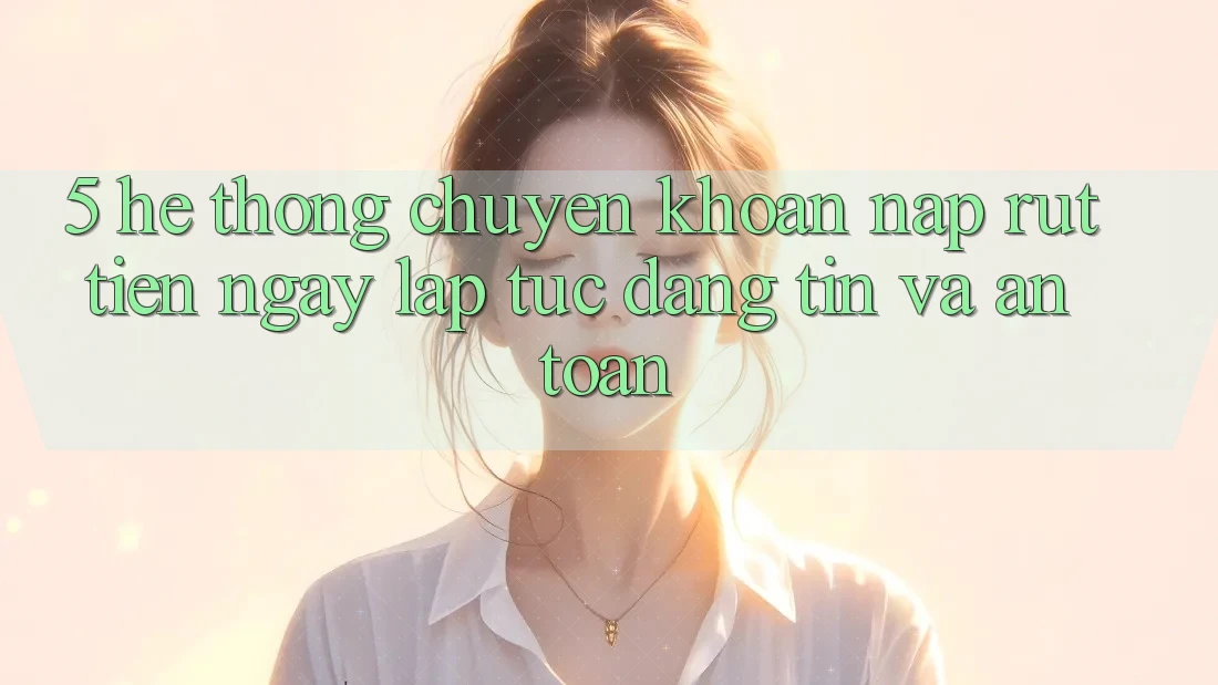 5. Hệ thống chuyển khoản nạp - rút tiền: Ngay lập tức, đáng tin và an toàn 5. Hệ thống chuyển khoản nạp - rút tiền: Ngay lập tức, đáng tin và an toàn