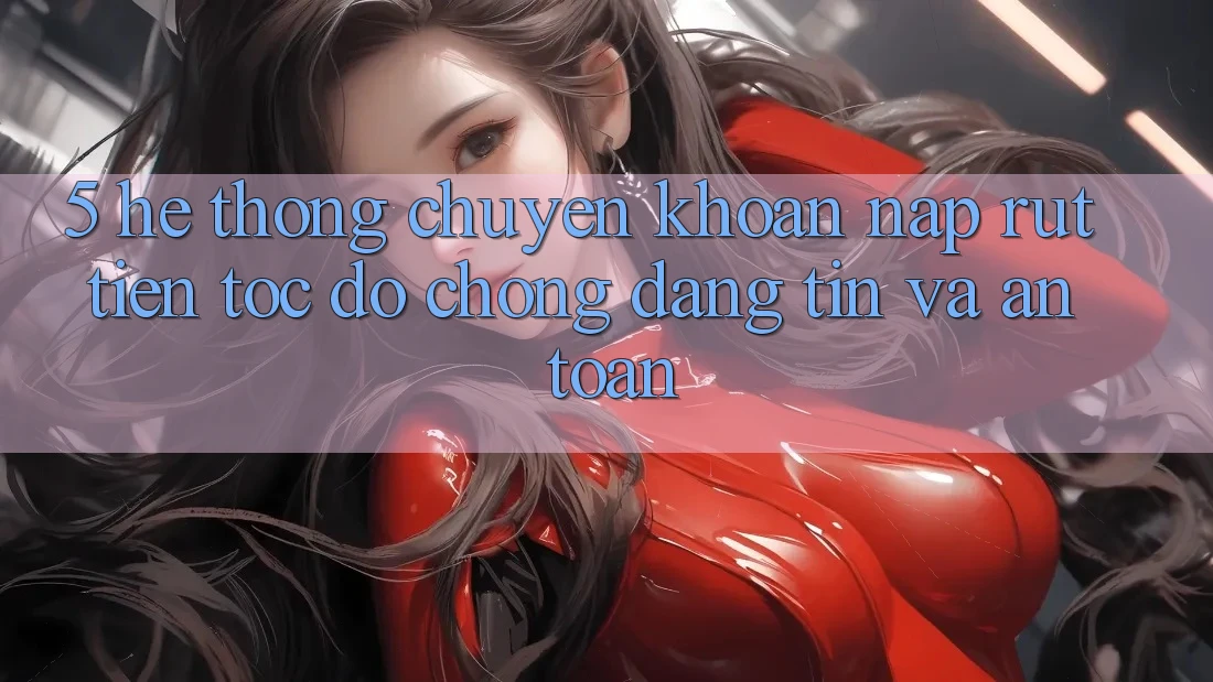 5. Hệ thống chuyển khoản nạp - rút tiền: Tốc độ chóng, đáng tin và an toàn 5. Hệ thống chuyển khoản nạp - rút tiền: Tốc độ chóng, đáng tin và an toàn