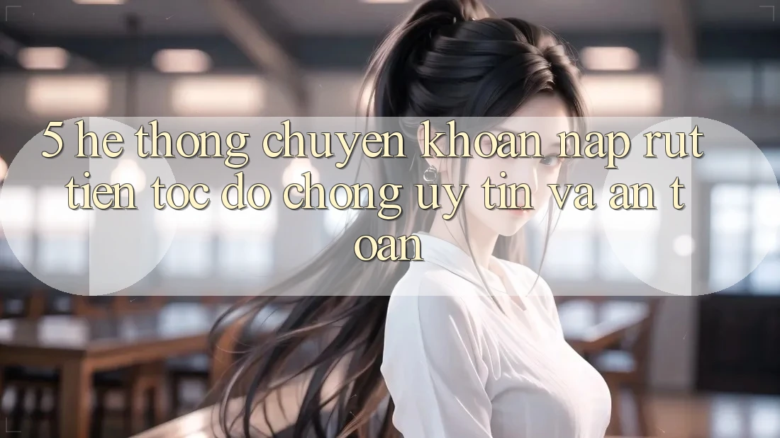 5. Hệ thống chuyển khoản nạp - rút tiền: Tốc độ chóng, uy tín và an toàn 5. Hệ thống chuyển khoản nạp - rút tiền: Tốc độ chóng, uy tín và an toàn