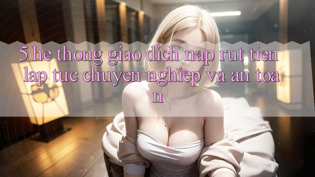 5. Hệ thống giao dịch nạp - rút tiền: Lập tức, chuyên nghiệp và an toàn