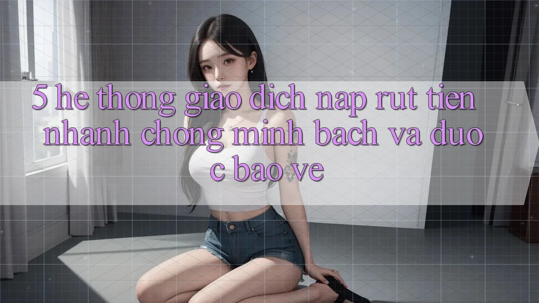 5. Hệ thống giao dịch nạp - rút tiền: Nhanh chóng, minh bạch và được bảo vệ 5. Hệ thống giao dịch nạp - rút tiền: Nhanh chóng, minh bạch và được bảo vệ
