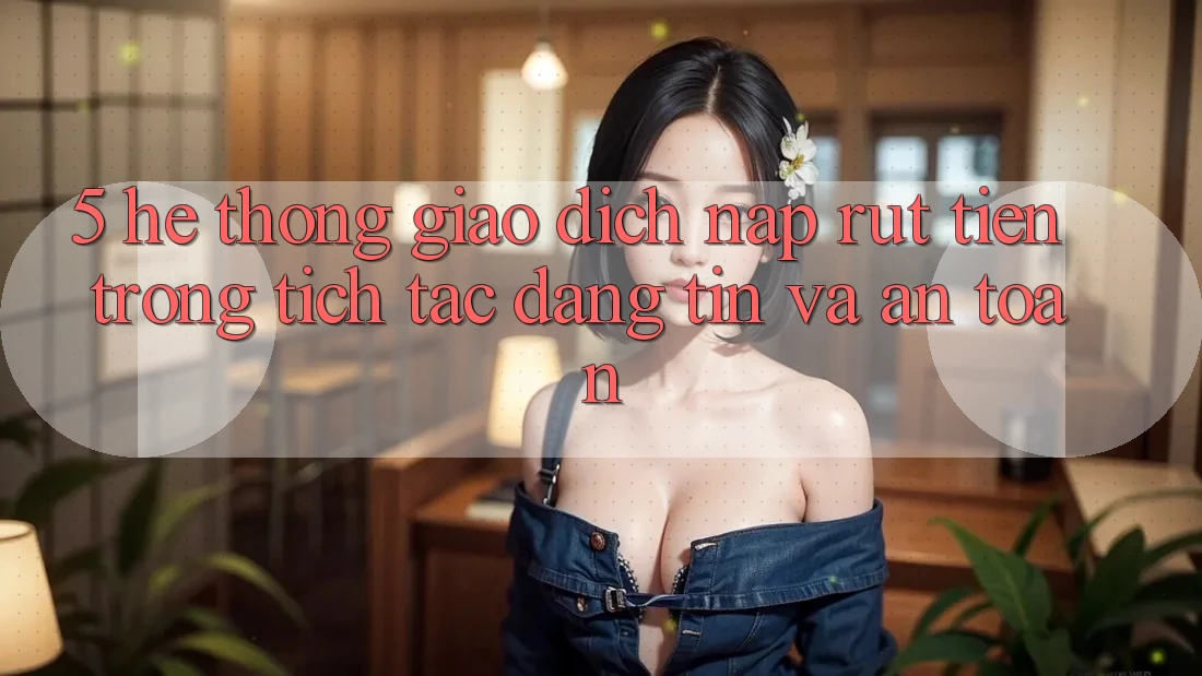 5. Hệ thống giao dịch nạp - rút tiền: Trong tích tắc, đáng tin và an toàn