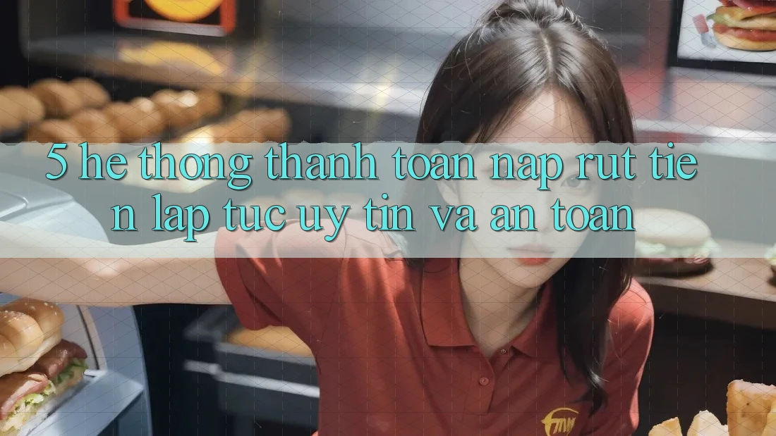 5. Hệ thống thanh toán nạp - rút tiền: Lập tức, uy tín và an toàn