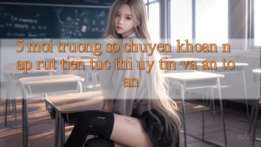 5. Môi trường số chuyển khoản nạp - rút tiền: Tức thì, uy tín và an toàn