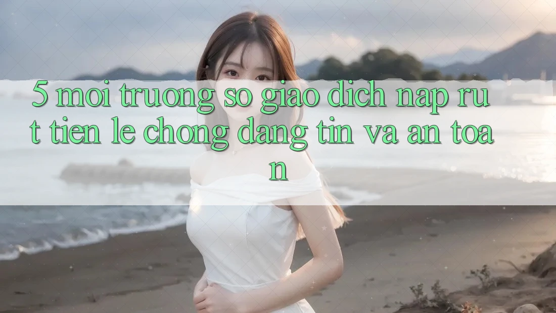 5. Môi trường số giao dịch nạp - rút tiền: Lẹ chóng, đáng tin và an toàn