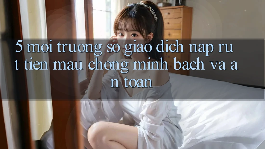 5. Môi trường số giao dịch nạp - rút tiền: Mau chóng, minh bạch và an toàn 5. Môi trường số giao dịch nạp - rút tiền: Mau chóng, minh bạch và an toàn
