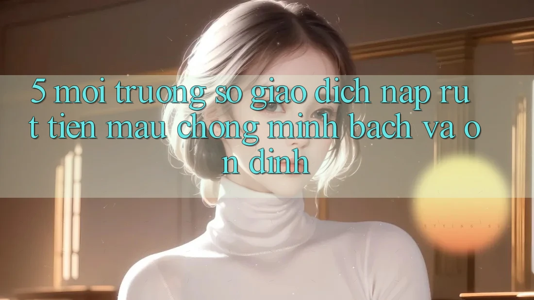 5. Môi trường số giao dịch nạp - rút tiền: Mau chóng, minh bạch và ổn định 5. Môi trường số giao dịch nạp - rút tiền: Mau chóng, minh bạch và ổn định