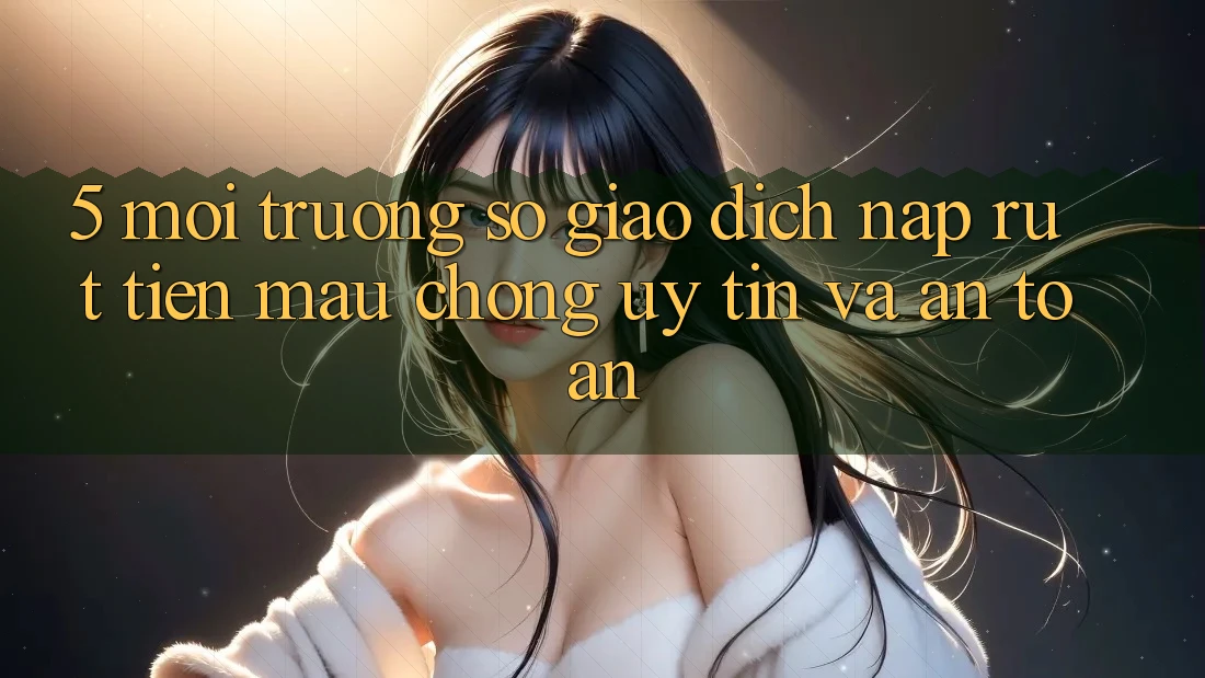 5. Môi trường số giao dịch nạp - rút tiền: Mau chóng, uy tín và an toàn 5. Môi trường số giao dịch nạp - rút tiền: Mau chóng, uy tín và an toàn
