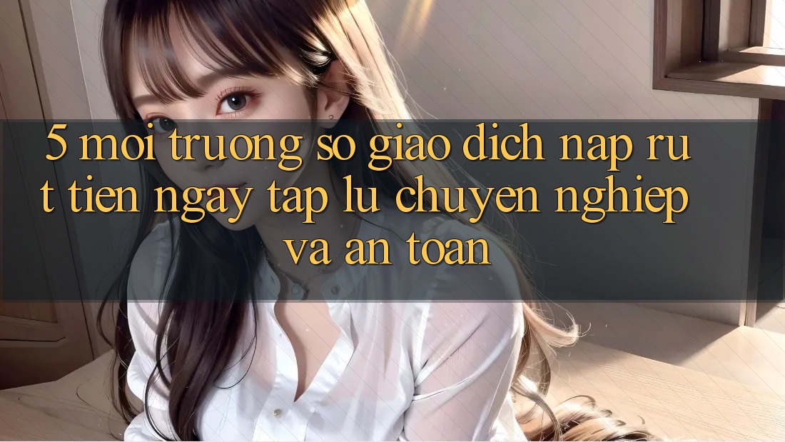 5. Môi trường số giao dịch nạp - rút tiền: Ngay tắp lự, chuyên nghiệp và an toàn