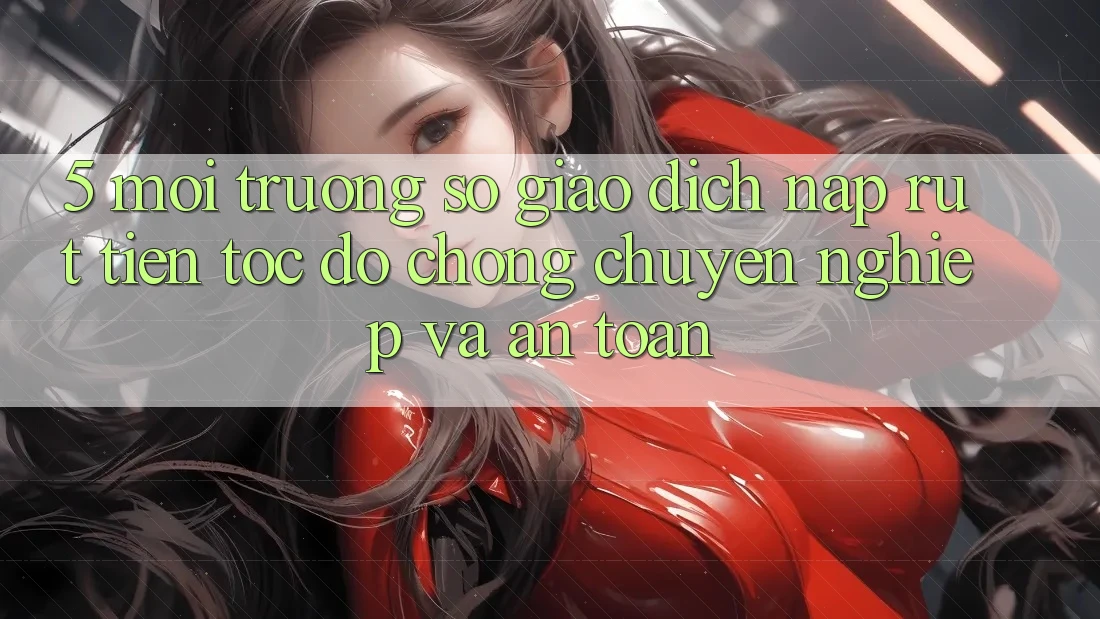 5. Môi trường số giao dịch nạp - rút tiền: Tốc độ chóng, chuyên nghiệp và an toàn 5. Môi trường số giao dịch nạp - rút tiền: Tốc độ chóng, chuyên nghiệp và an toàn