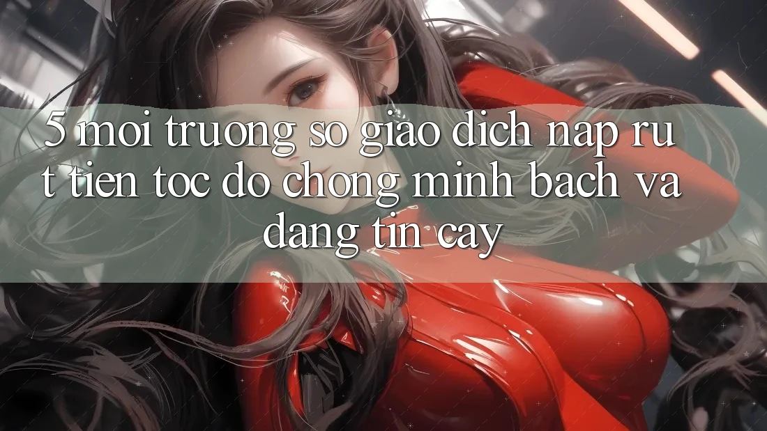 5. Môi trường số giao dịch nạp - rút tiền: Tốc độ chóng, minh bạch và đáng tin cậy