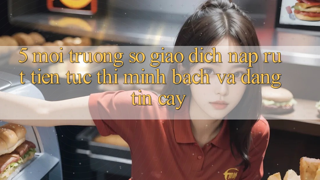5. Môi trường số giao dịch nạp - rút tiền: Tức thì, minh bạch và đáng tin cậy 5. Môi trường số giao dịch nạp - rút tiền: Tức thì, minh bạch và đáng tin cậy