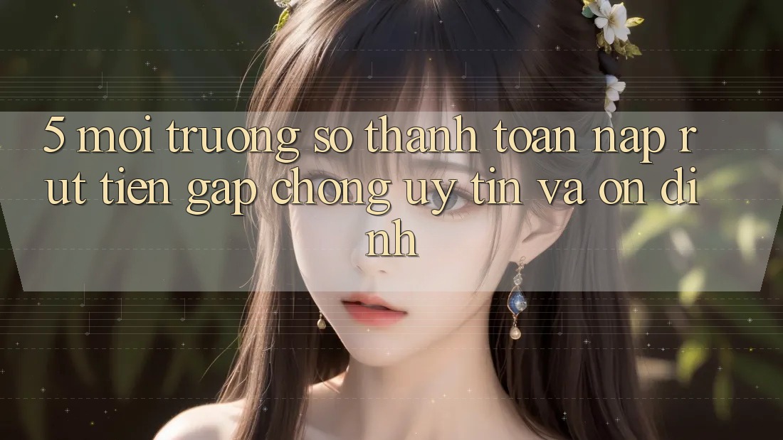 5. Môi trường số thanh toán nạp - rút tiền: Gấp chóng, uy tín và ổn định