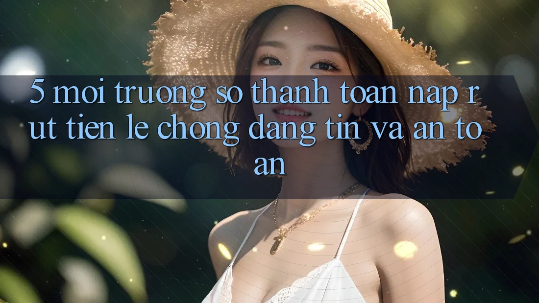 5. Môi trường số thanh toán nạp - rút tiền: Lẹ chóng, đáng tin và an toàn 5. Môi trường số thanh toán nạp - rút tiền: Lẹ chóng, đáng tin và an toàn