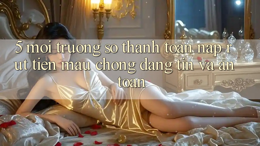 5. Môi trường số thanh toán nạp - rút tiền: Mau chóng, đáng tin và an toàn 5. Môi trường số thanh toán nạp - rút tiền: Mau chóng, đáng tin và an toàn