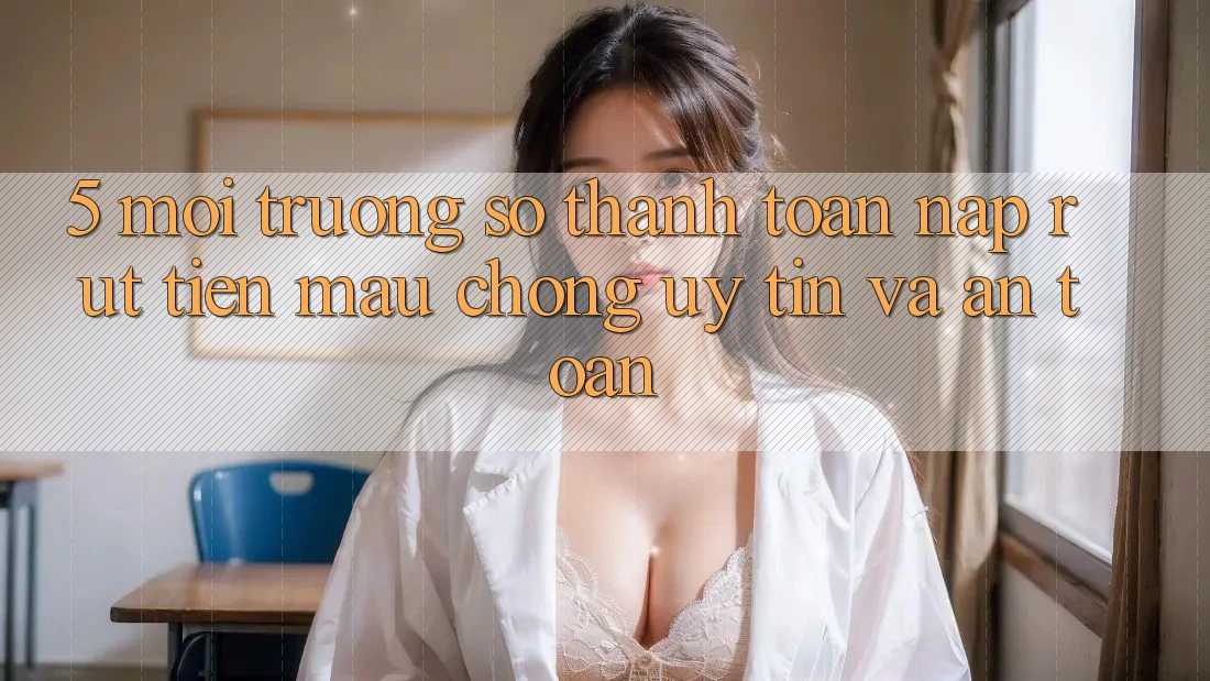 5. Môi trường số thanh toán nạp - rút tiền: Mau chóng, uy tín và an toàn 5. Môi trường số thanh toán nạp - rút tiền: Mau chóng, uy tín và an toàn