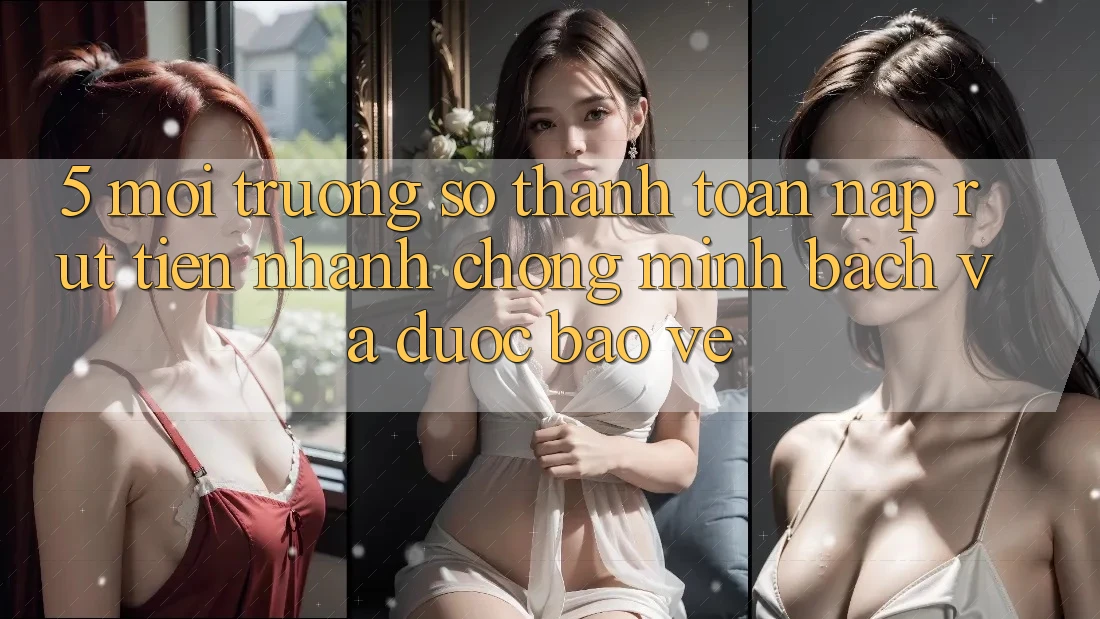 5. Môi trường số thanh toán nạp - rút tiền: Nhanh chóng, minh bạch và được bảo vệ