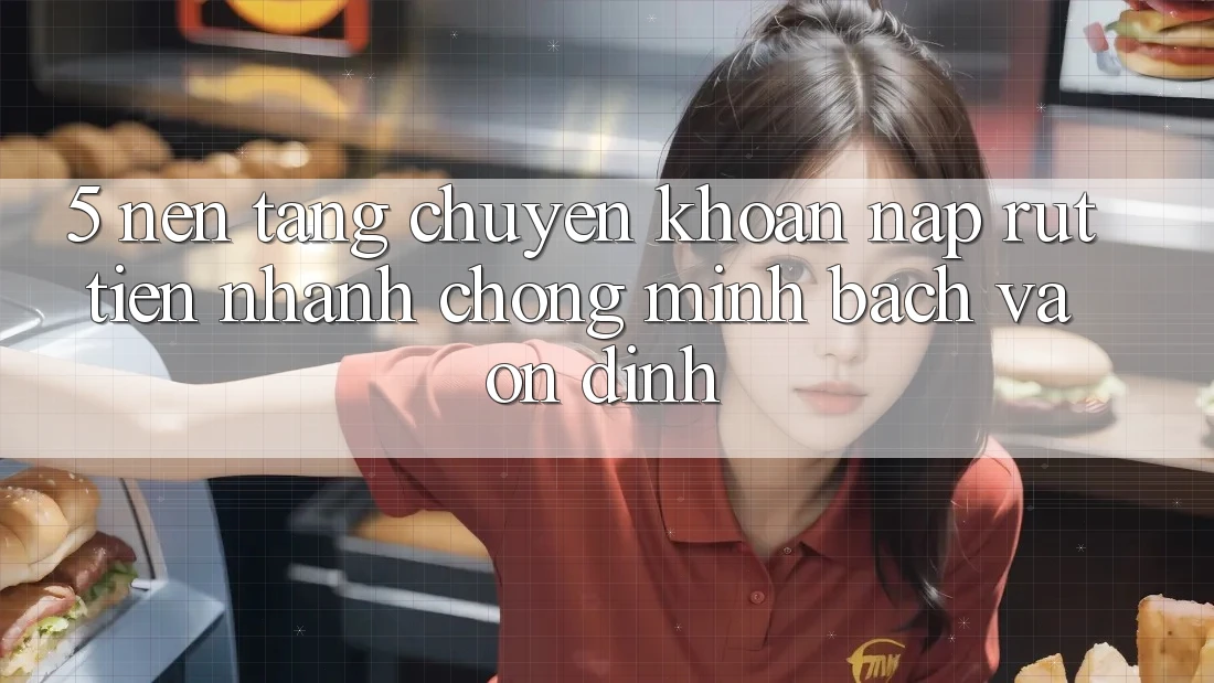 5. Nền tảng chuyển khoản nạp - rút tiền: Nhanh chóng, minh bạch và ổn định 5. Nền tảng chuyển khoản nạp - rút tiền: Nhanh chóng, minh bạch và ổn định