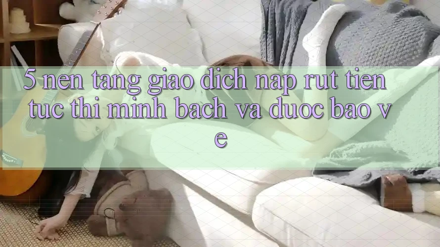 5. Nền tảng giao dịch nạp - rút tiền: Tức thì, minh bạch và được bảo vệ 5. Nền tảng giao dịch nạp - rút tiền: Tức thì, minh bạch và được bảo vệ