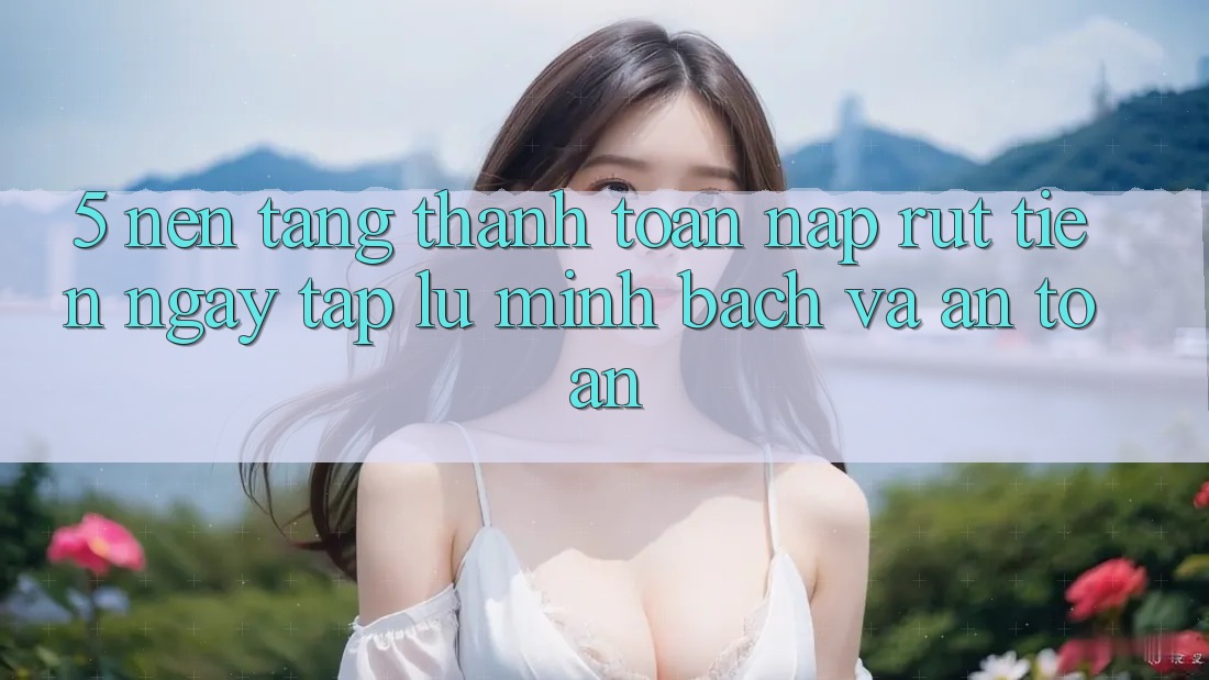 5. Nền tảng thanh toán nạp - rút tiền: Ngay tắp lự, minh bạch và an toàn 5. Nền tảng thanh toán nạp - rút tiền: Ngay tắp lự, minh bạch và an toàn