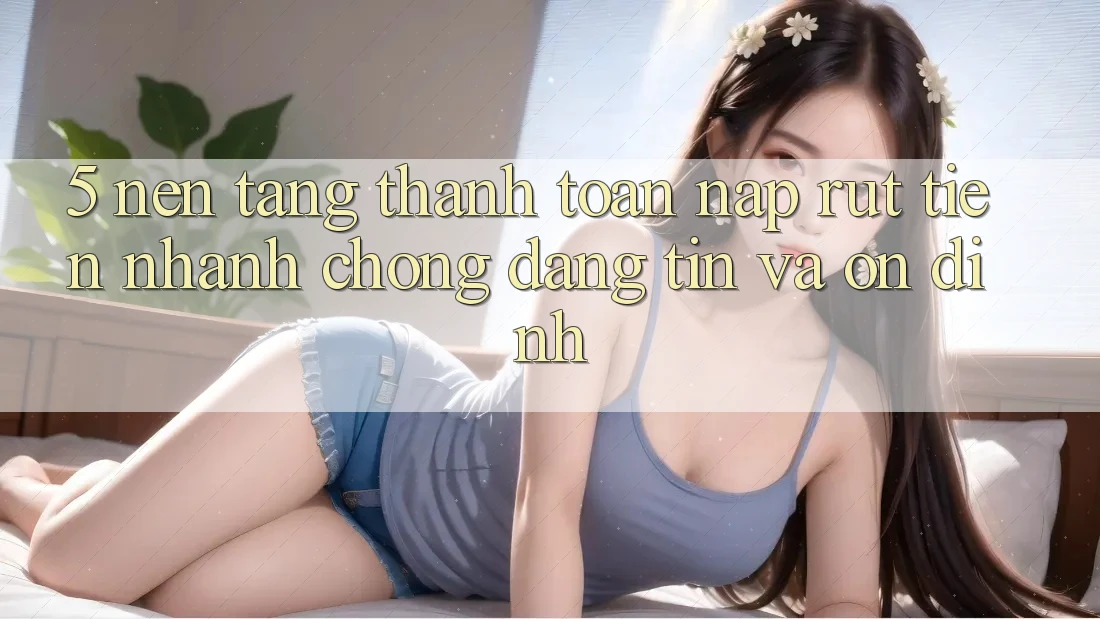 5. Nền tảng thanh toán nạp - rút tiền: Nhanh chóng, đáng tin và ổn định