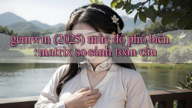 gemwin (2025) mức độ phổ biến matrix so sánh toàn cầu