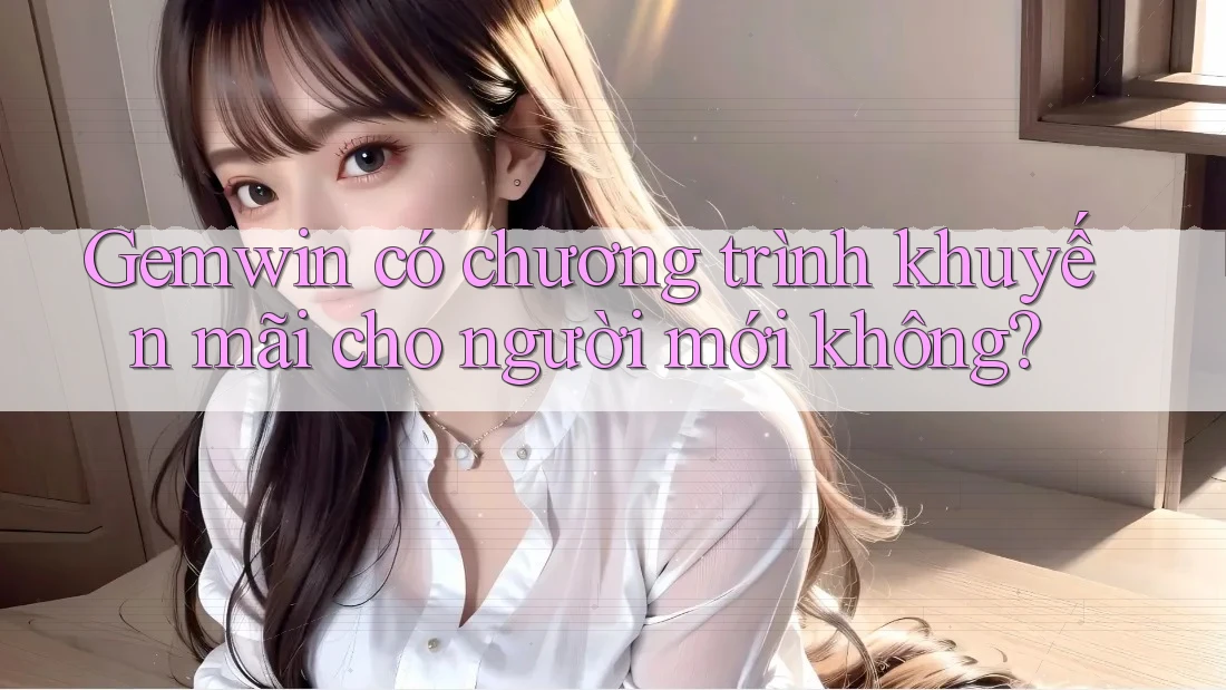 Gemwin có chương trình khuyến mãi cho người mới không? Gemwin có chương trình khuyến mãi cho người mới không?