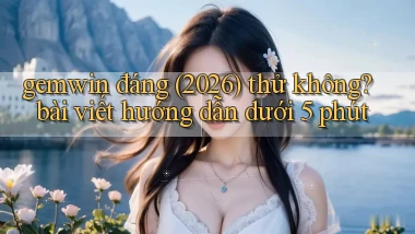 gemwin đáng (2026) thử không bài viết hướng dẫn dưới 5 phút