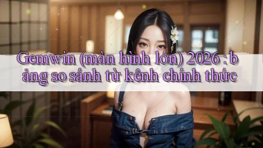 Gemwin (màn hình lớn) 2026 bảng so sánh từ kênh chính thức