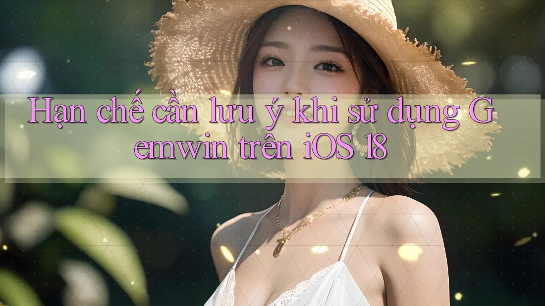 Hạn chế cần lưu ý khi sử dụng Gemwin trên iOS 18 Hạn chế cần lưu ý khi sử dụng Gemwin trên iOS 18