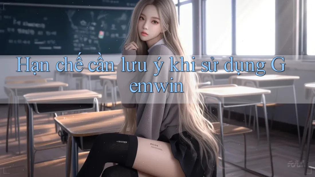 Hạn chế cần lưu ý khi sử dụng Gemwin