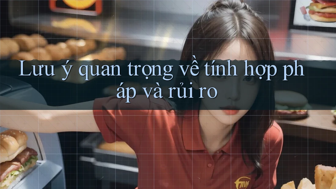 Lưu ý quan trọng về tính hợp pháp và rủi ro
