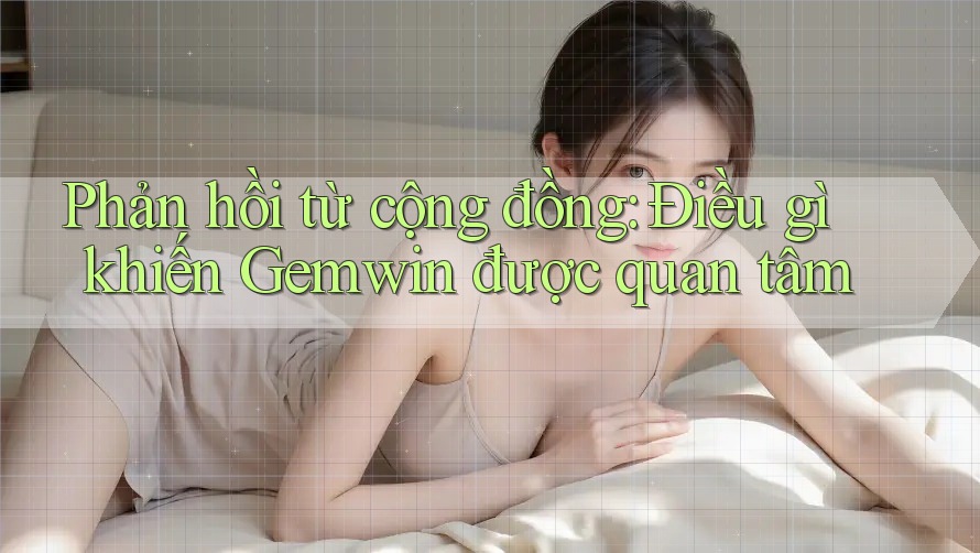 Phản hồi từ cộng đồng: Điều gì khiến Gemwin được quan tâm Phản hồi từ cộng đồng: Điều gì khiến Gemwin được quan tâm