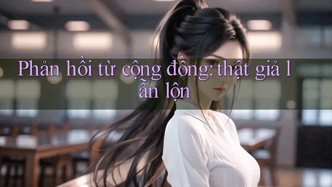 Phản hồi từ cộng đồng: thật giả lẫn lộn?