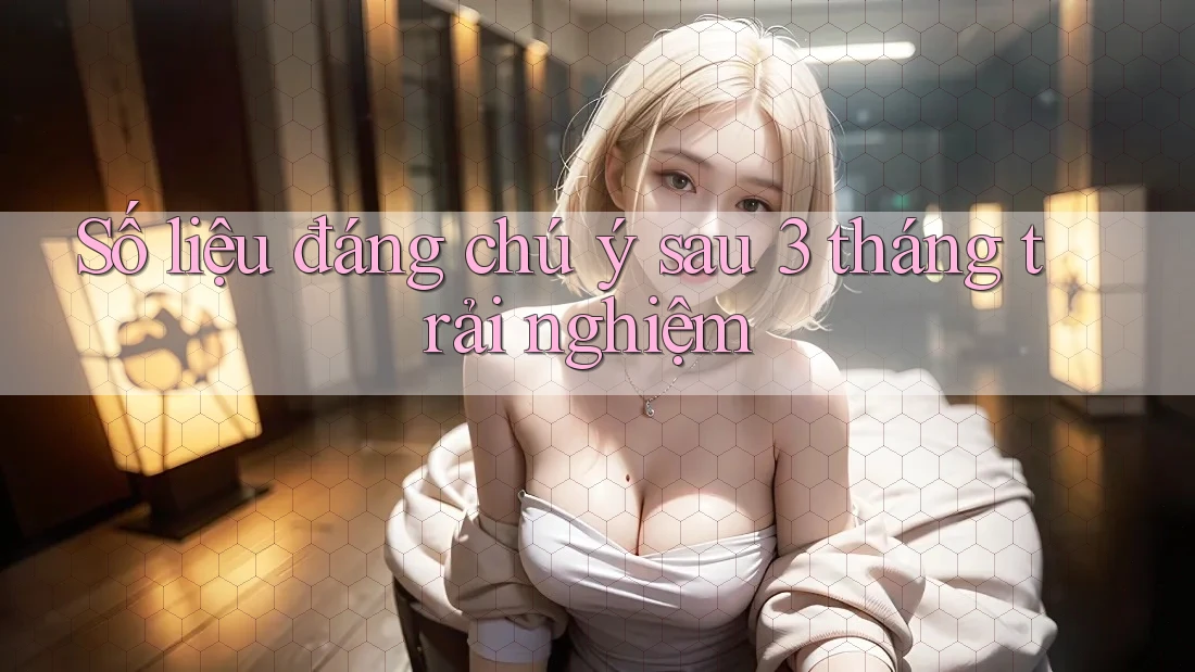 Số liệu đáng chú ý sau 3 tháng trải nghiệm Số liệu đáng chú ý sau 3 tháng trải nghiệm
