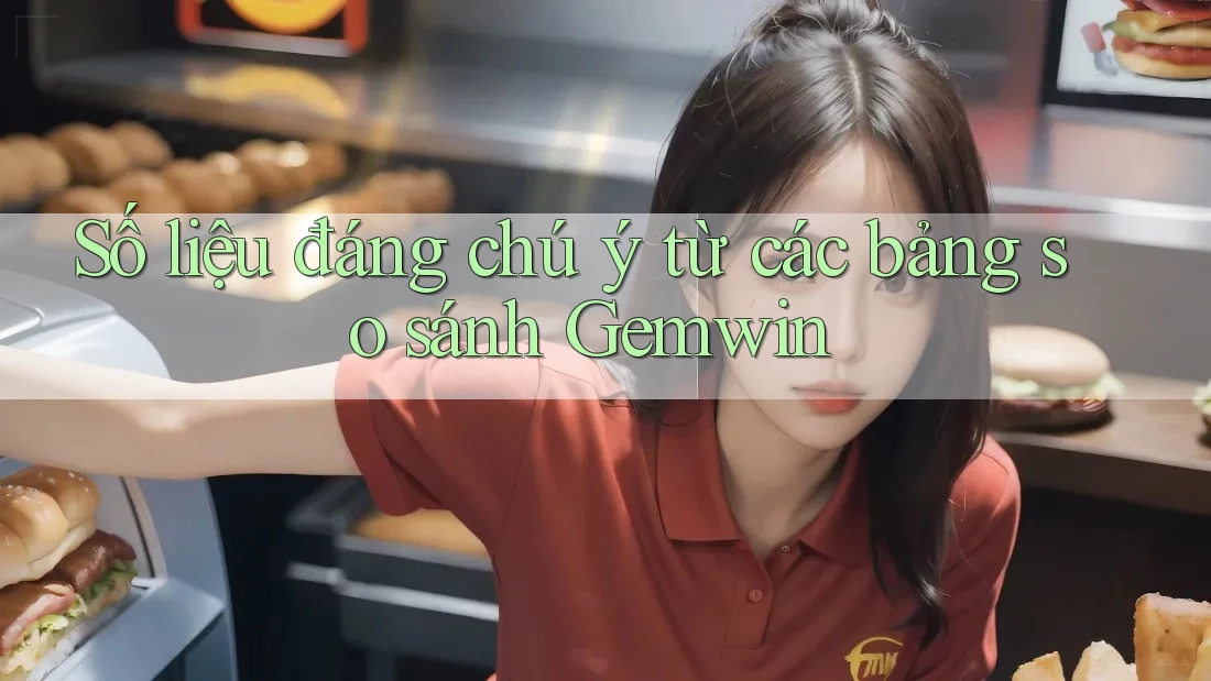 Số liệu đáng chú ý từ các bảng so sánh Gemwin