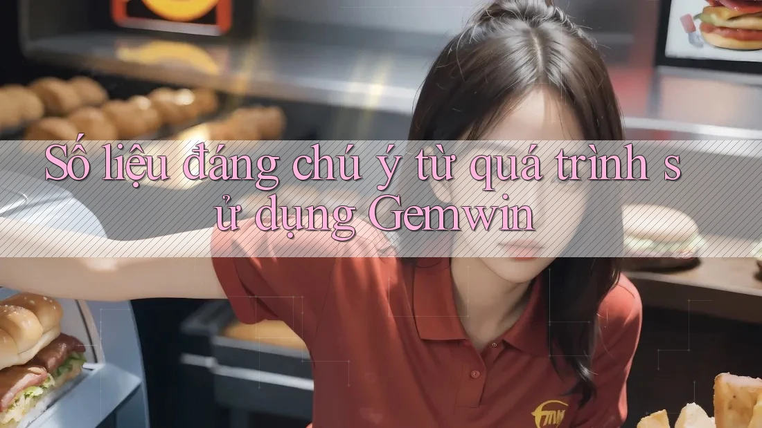 Số liệu đáng chú ý từ quá trình sử dụng Gemwin