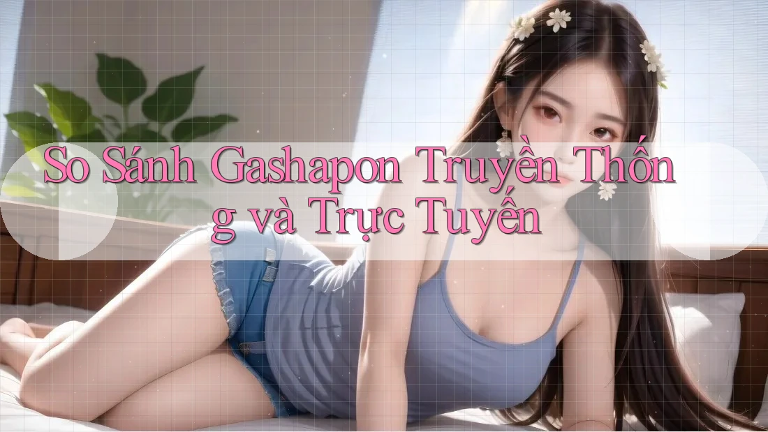 So Sánh Gashapon Truyền Thống và Trực Tuyến