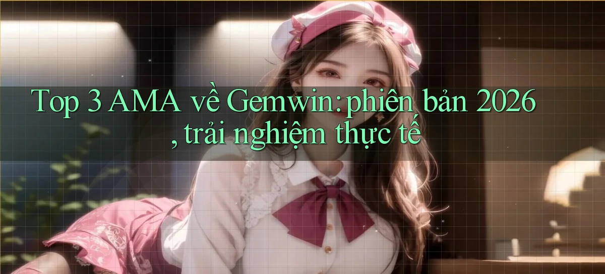 Top 3 AMA về Gemwin phiên bản 2026, trải nghiệm thực tế