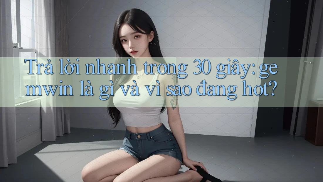 Trả lời nhanh trong 30 giây: gemwin là gì và vì sao đang hot?