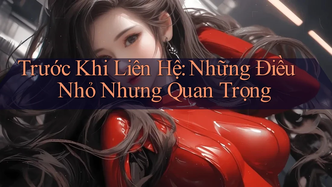 Trước Khi Liên Hệ: Những Điều Nhỏ Nhưng Quan Trọng